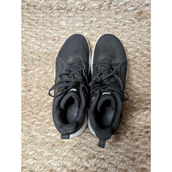 Nike Mens Fly By Mid 2 Black Athletic Basketball Shoes Sneakers Size 10 - Picture 5 of 11